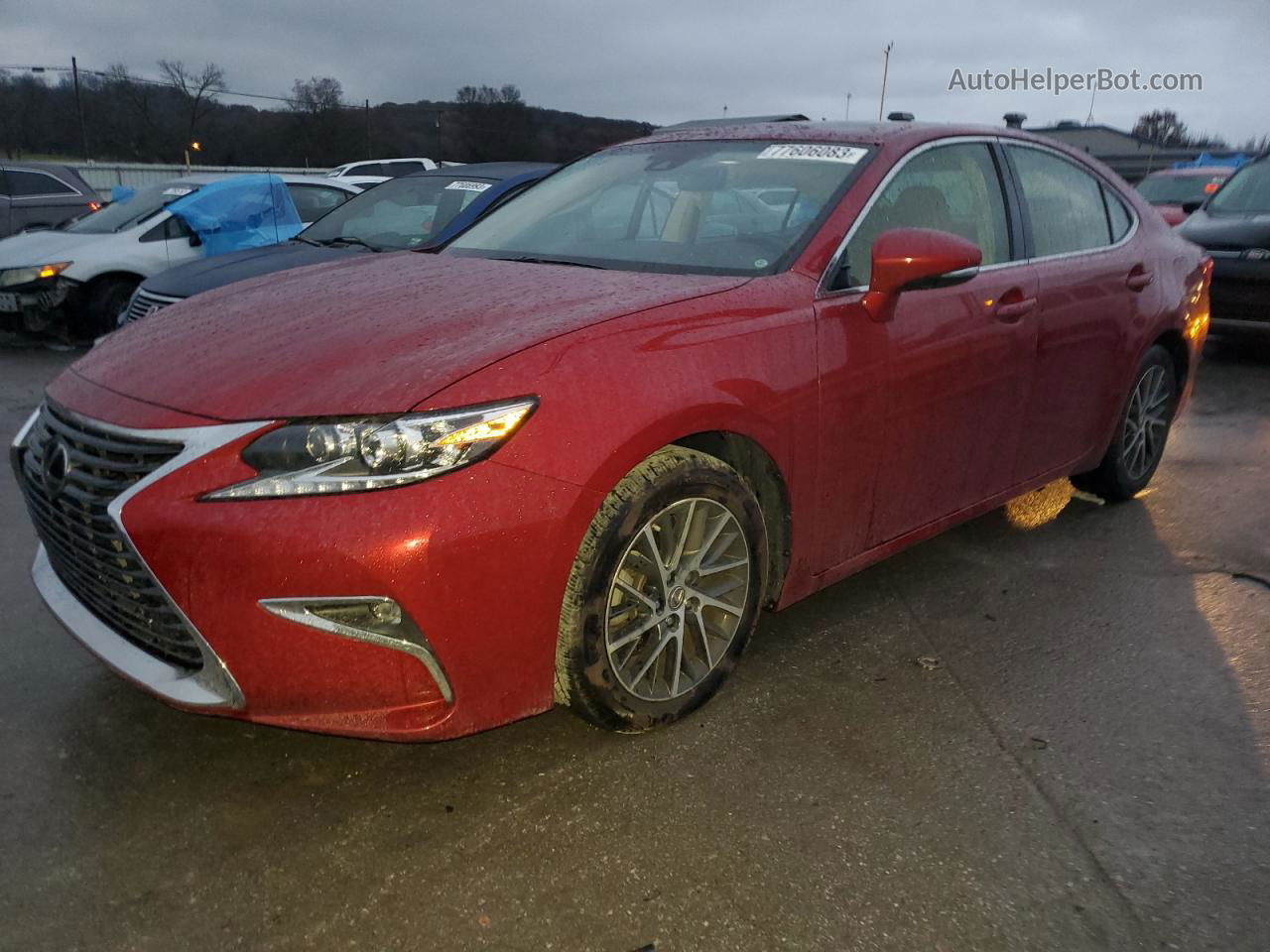 2016 Lexus Es 350 Red vin: JTHBK1GG4G2231959