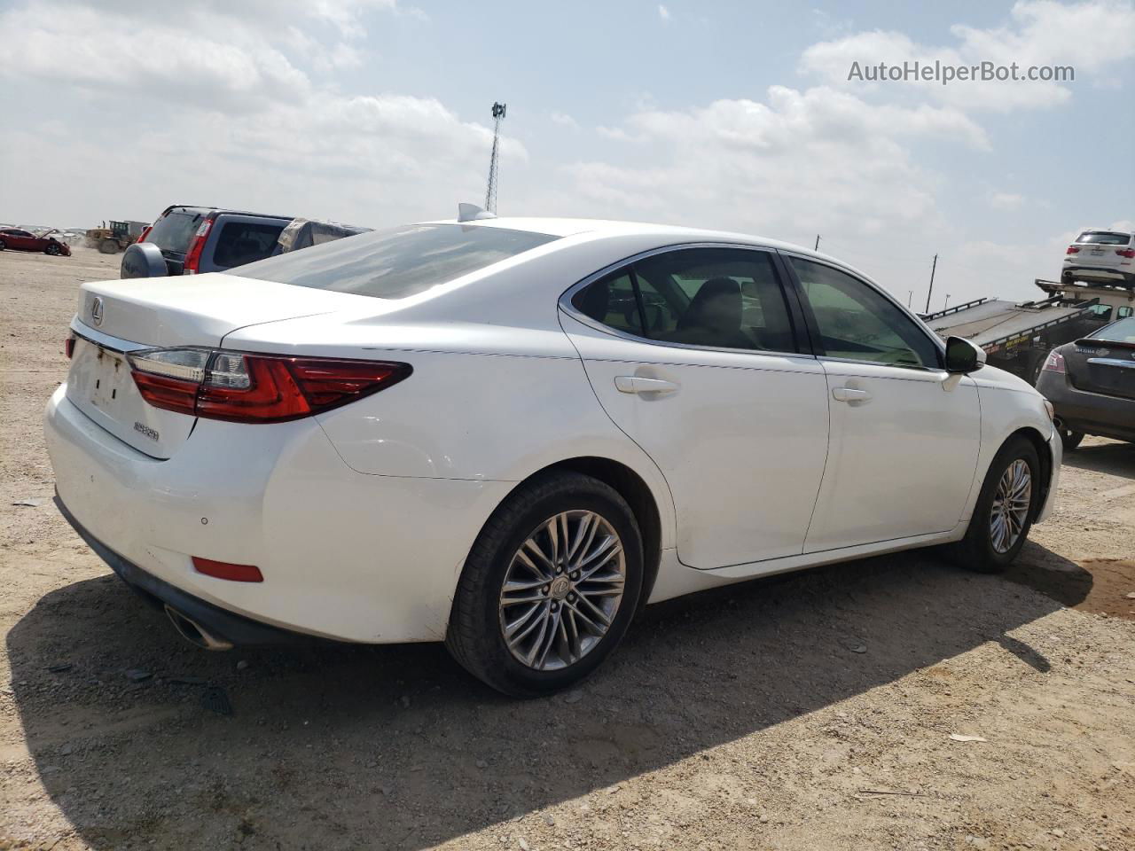 2017 Lexus Es 350 White vin: JTHBK1GG4H2252246