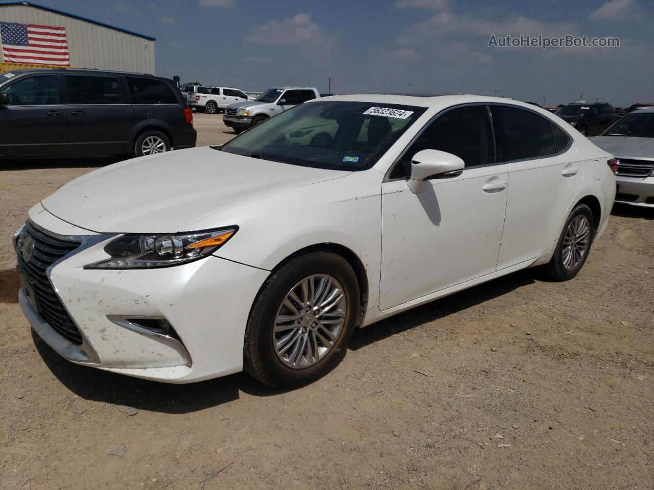 2017 Lexus Es 350 White vin: JTHBK1GG4H2252246