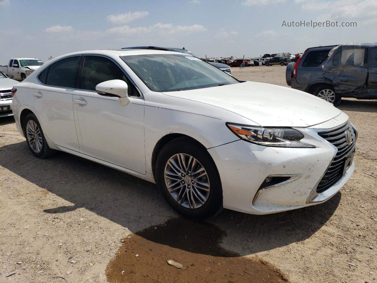 2017 Lexus Es 350 White vin: JTHBK1GG4H2252246