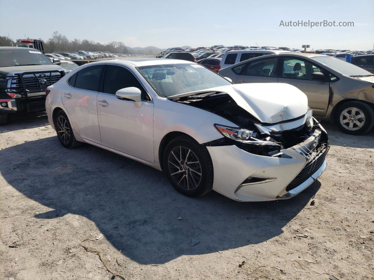 2017 Lexus Es 350 White vin: JTHBK1GG4H2253123