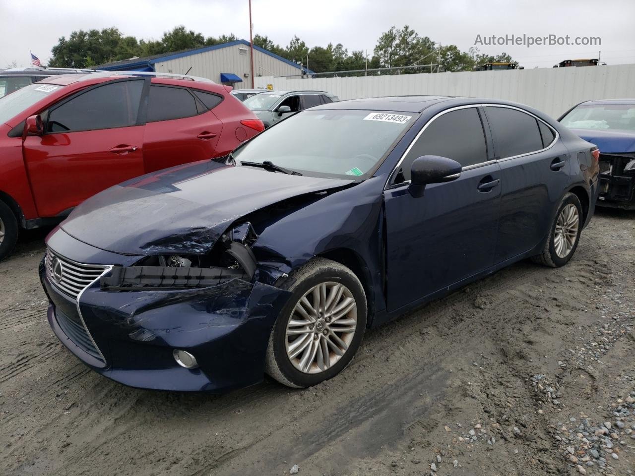 2013 Lexus Es 350 Blue vin: JTHBK1GG5D2026971