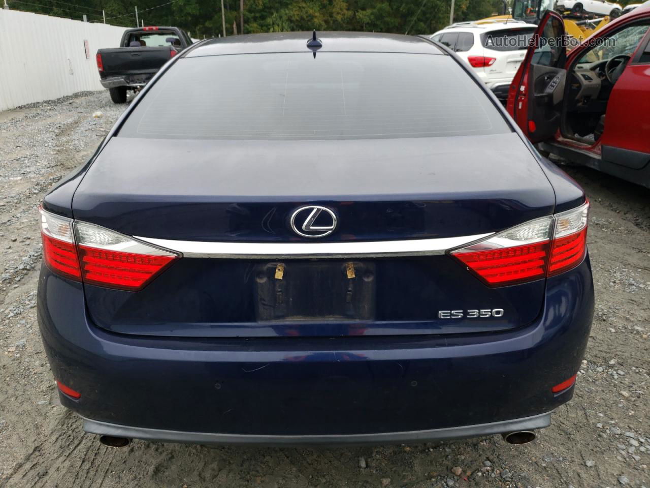 2013 Lexus Es 350 Blue vin: JTHBK1GG5D2026971