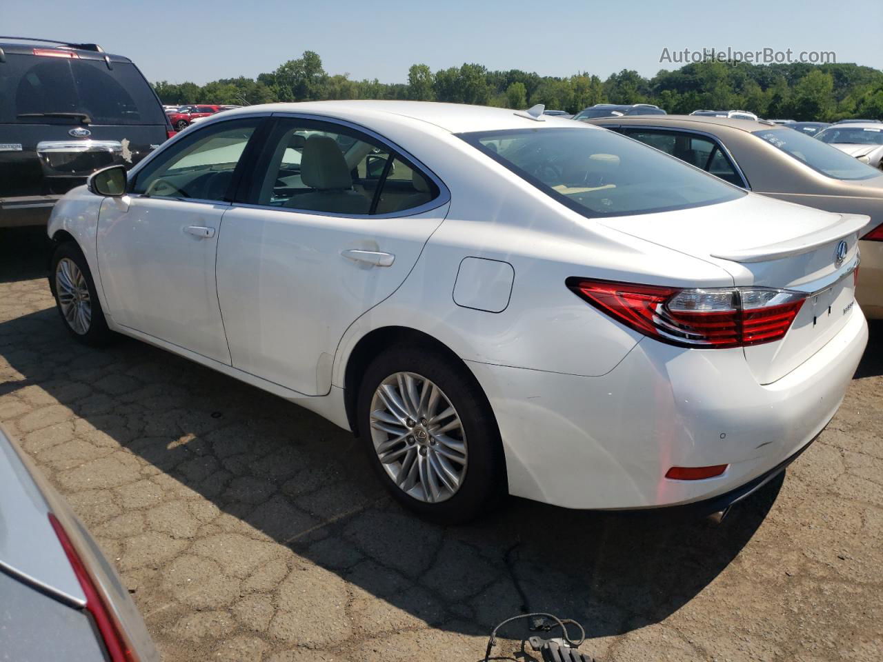 2013 Lexus Es 350 White vin: JTHBK1GG5D2028350