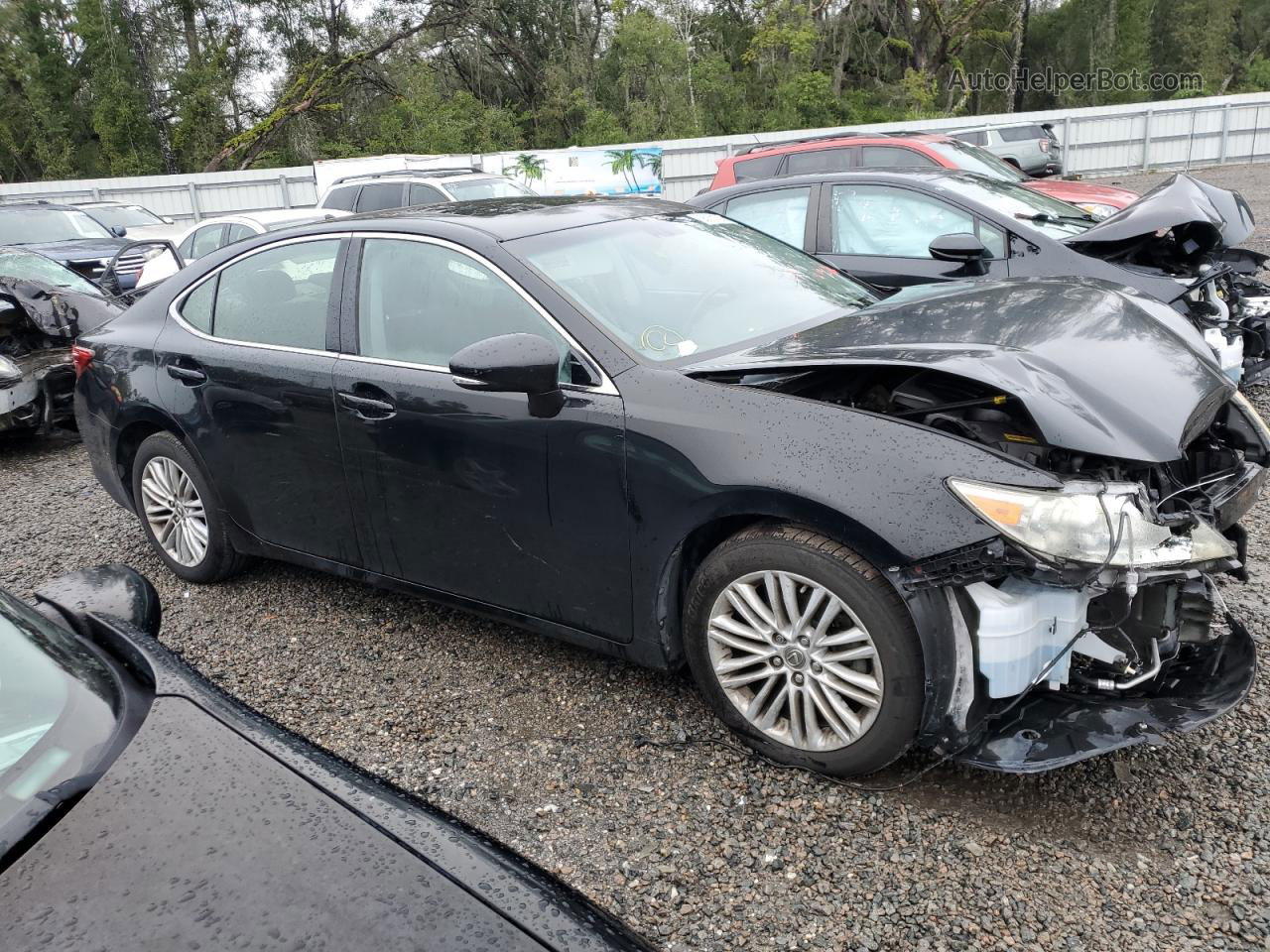 2013 Lexus Es 350 Black vin: JTHBK1GG5D2032236