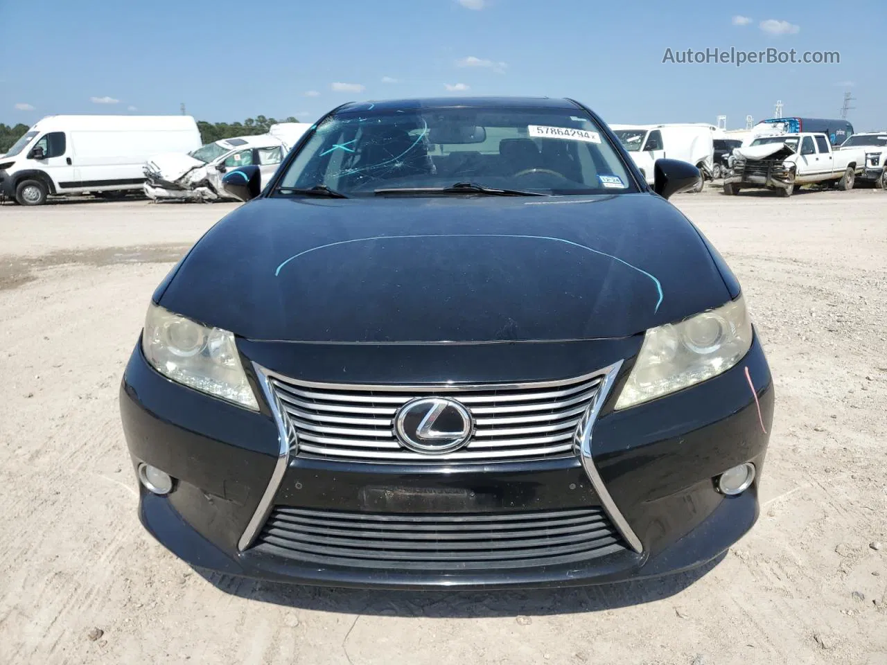 2013 Lexus Es 350 Black vin: JTHBK1GG5D2032706