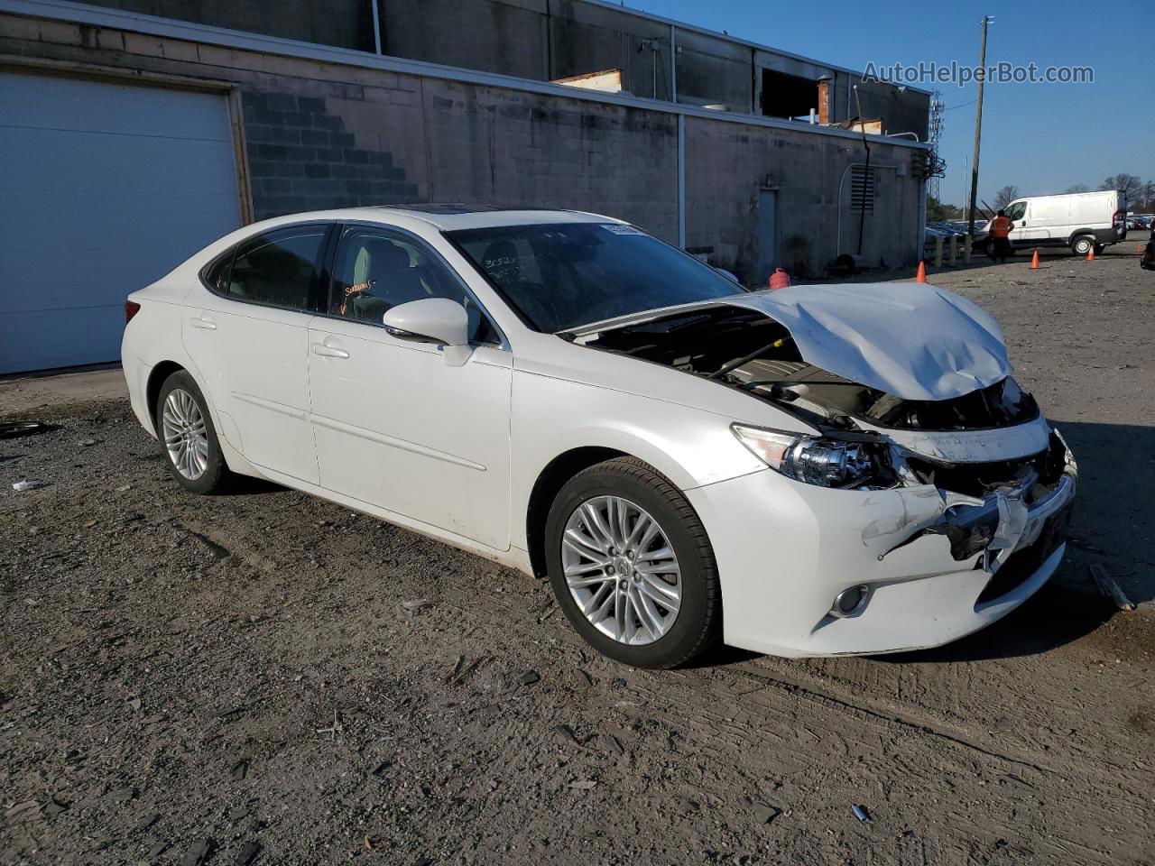 2013 Lexus Es 350 White vin: JTHBK1GG5D2035427