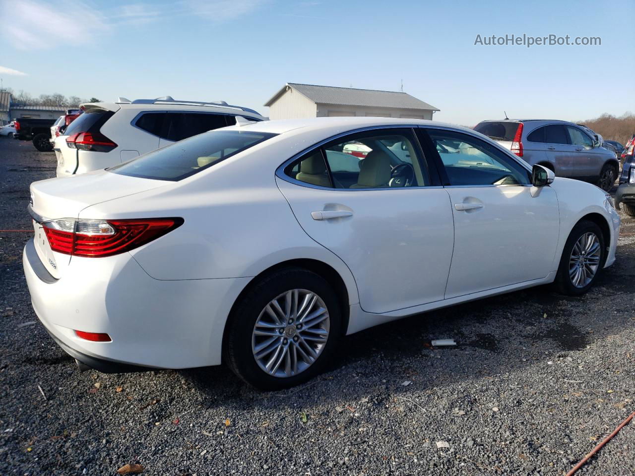 2013 Lexus Es 350 White vin: JTHBK1GG5D2035878