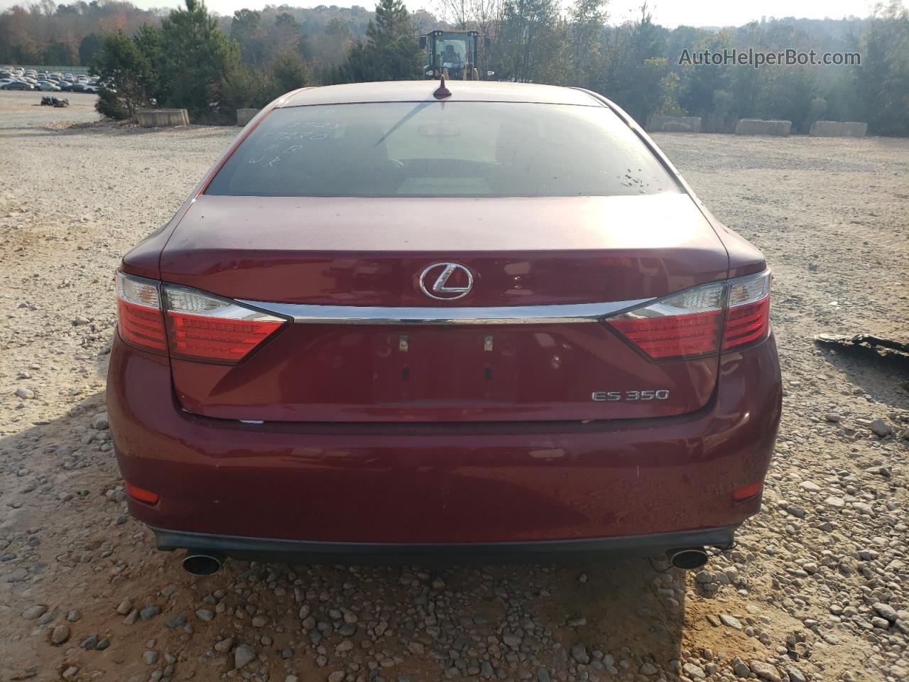 2013 Lexus Es 350 Red vin: JTHBK1GG5D2057220