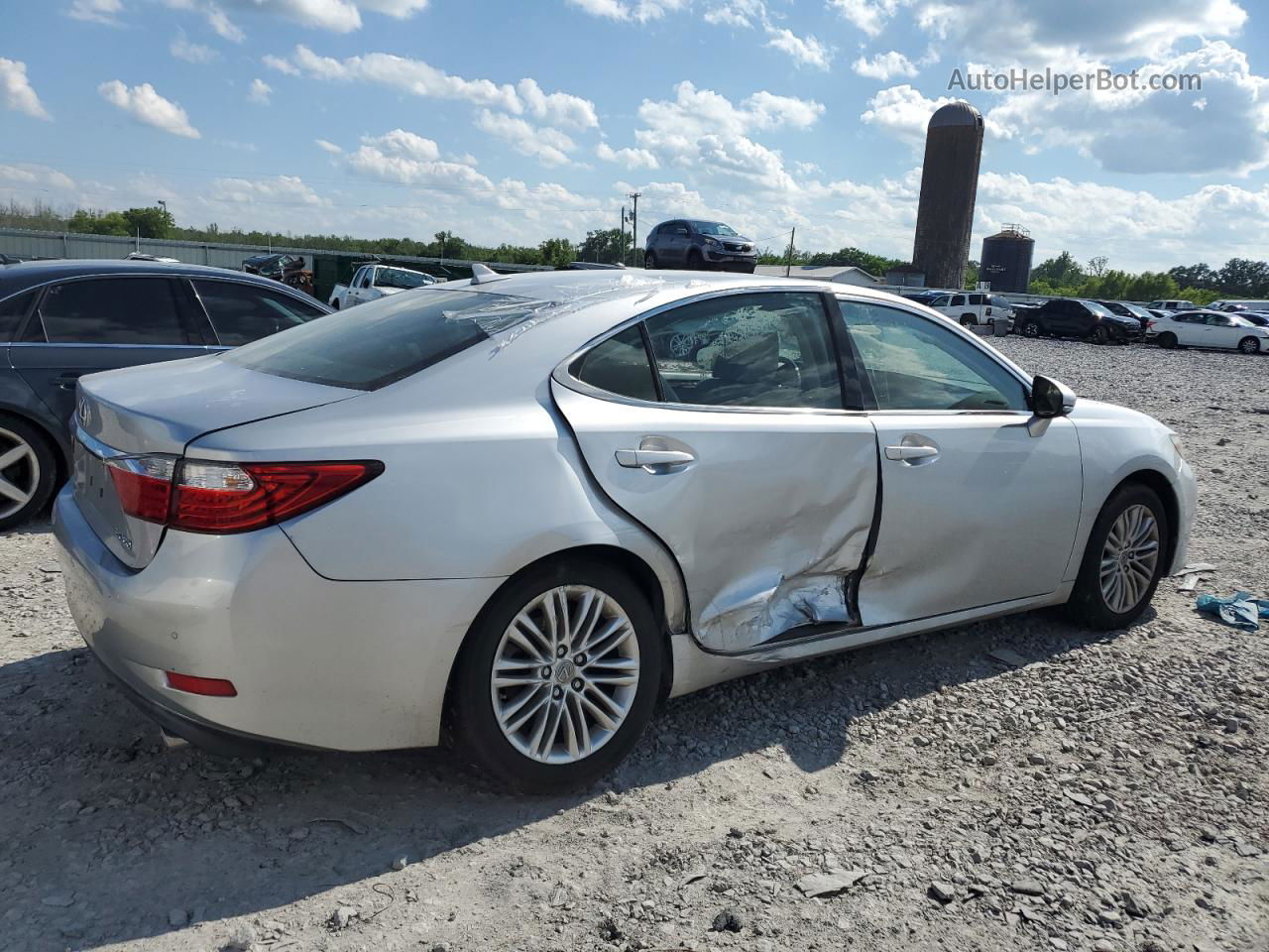 2013 Lexus Es 350 Silver vin: JTHBK1GG5D2067942