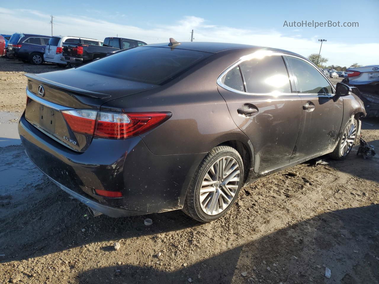 2013 Lexus Es 350 Brown vin: JTHBK1GG5D2069769