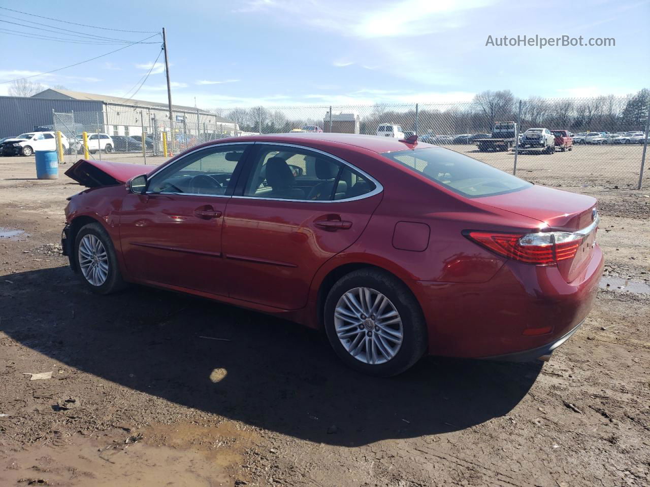 2014 Lexus Es 350 Red vin: JTHBK1GG5E2094396