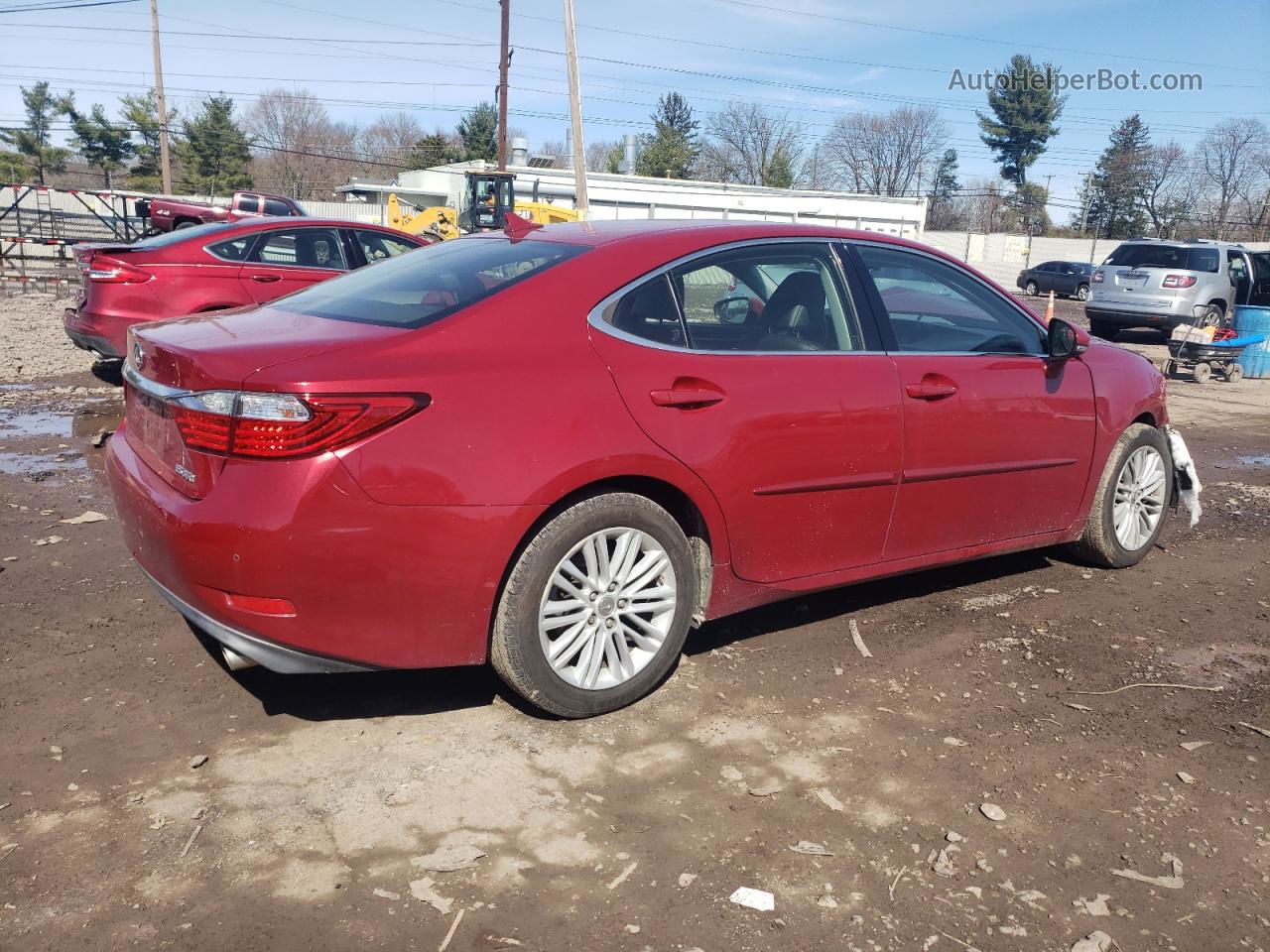 2014 Lexus Es 350 Red vin: JTHBK1GG5E2094396