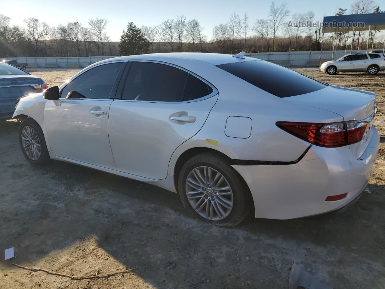 2014 Lexus Es 350 White vin: JTHBK1GG5E2099162