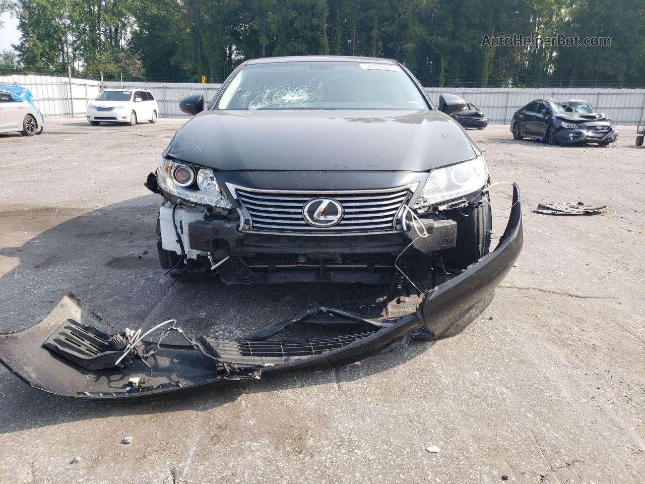 2014 Lexus Es 350 Black vin: JTHBK1GG5E2104828