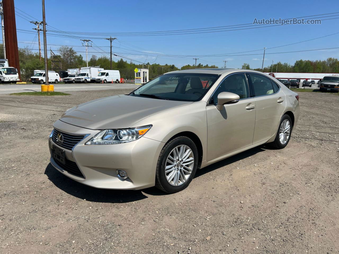 2014 Lexus Es 350 Желто-коричневый vin: JTHBK1GG5E2105056