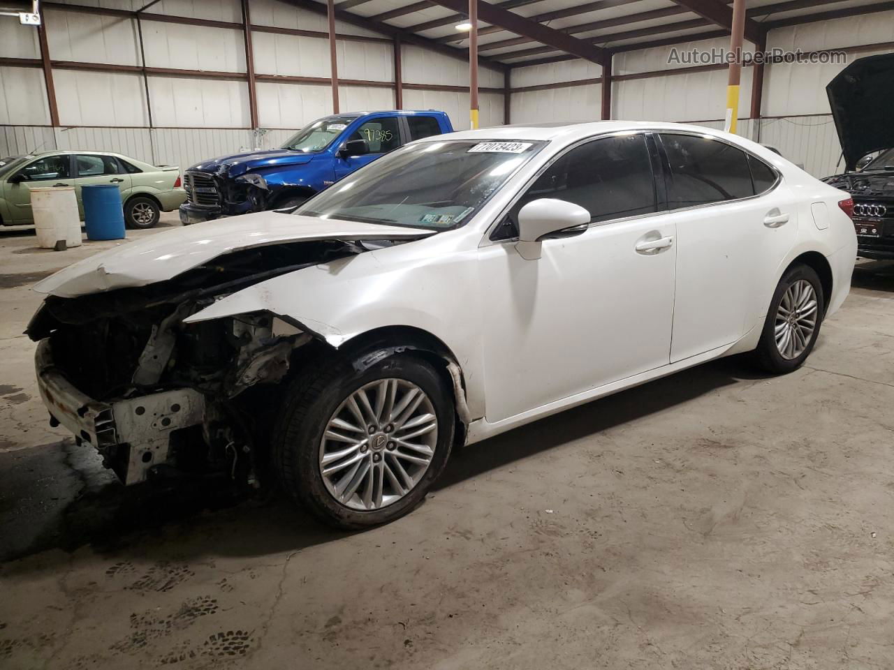 2014 Lexus Es 350 White vin: JTHBK1GG5E2107342