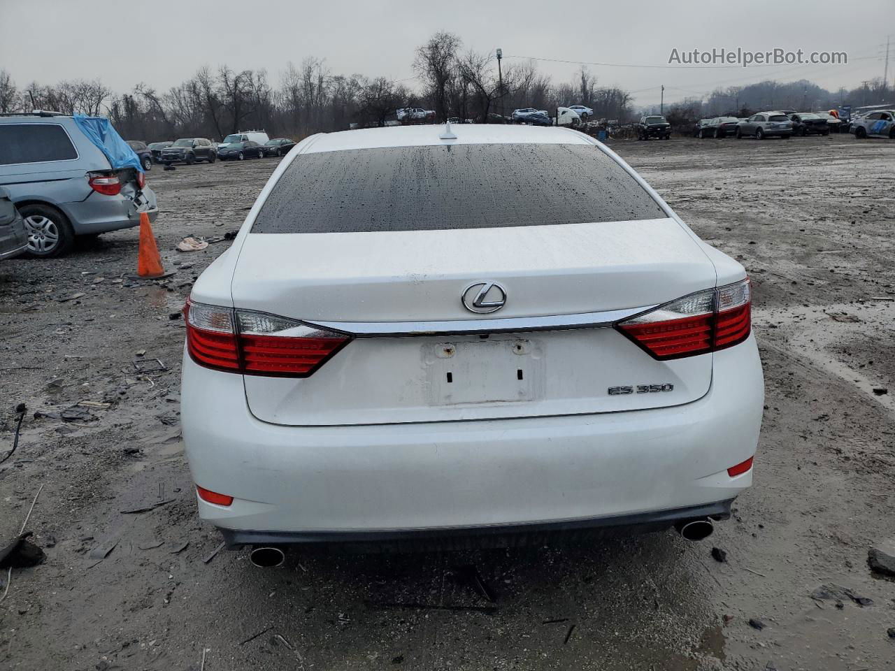 2014 Lexus Es 350 White vin: JTHBK1GG5E2143533