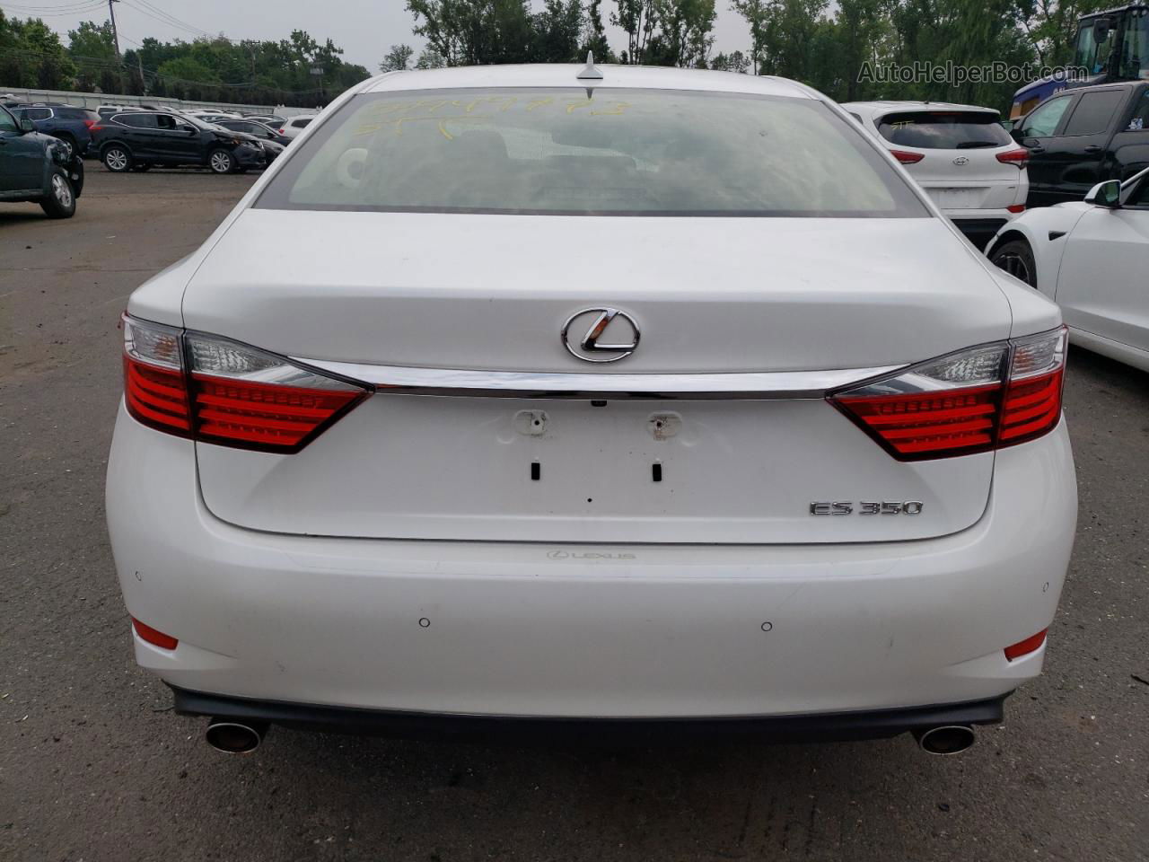 2014 Lexus Es 350 White vin: JTHBK1GG5E2144715