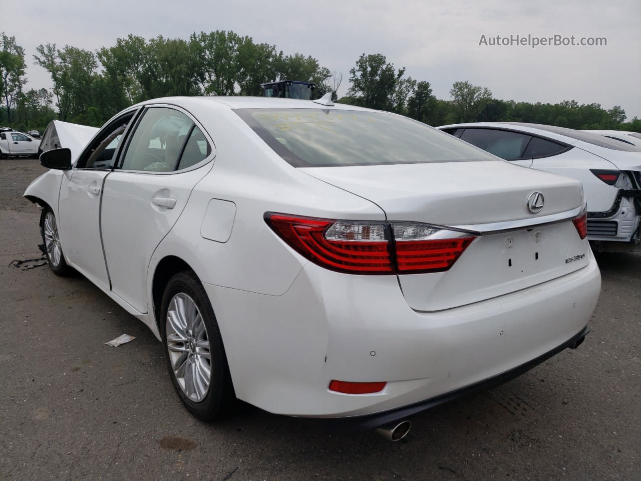 2014 Lexus Es 350 White vin: JTHBK1GG5E2144715