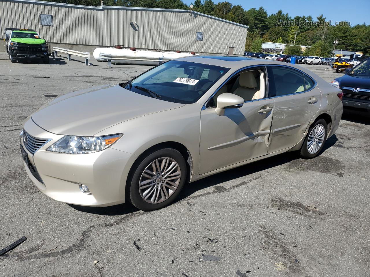 2014 Lexus Es 350 Tan vin: JTHBK1GG5E2147601