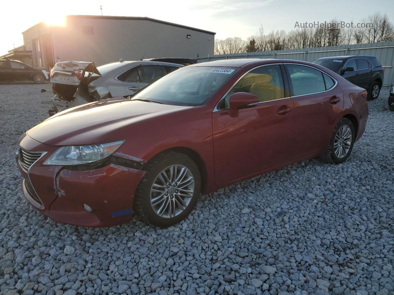 2014 Lexus Es 350 Red vin: JTHBK1GG5E2148344