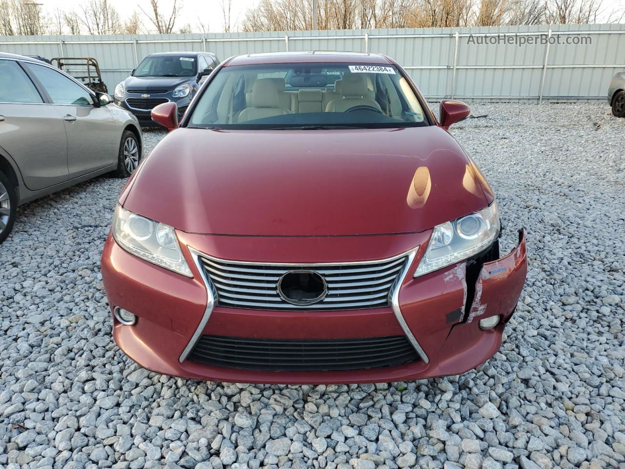 2014 Lexus Es 350 Red vin: JTHBK1GG5E2148344