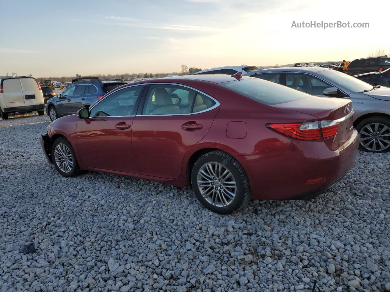 2014 Lexus Es 350 Red vin: JTHBK1GG5E2148344