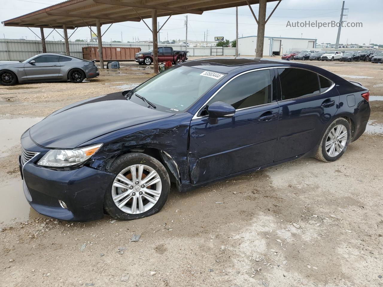 2014 Lexus Es 350 Blue vin: JTHBK1GG5E2148893