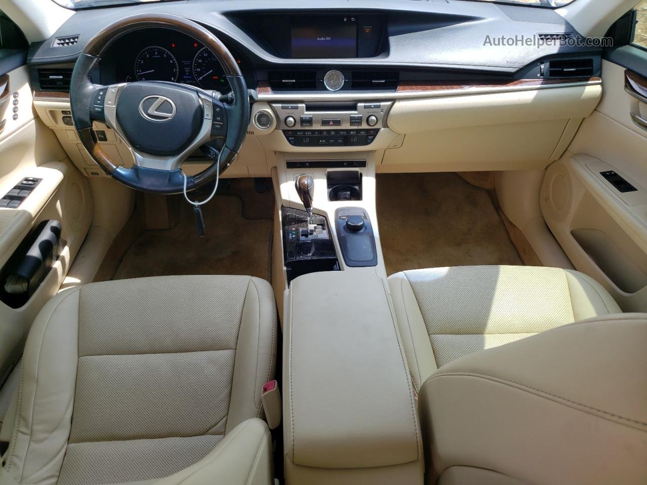 2015 Lexus Es 350 White vin: JTHBK1GG5F2152203