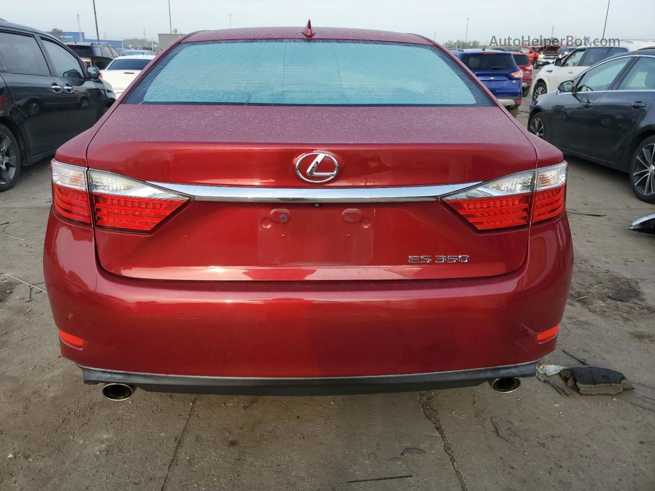 2015 Lexus Es 350 Red vin: JTHBK1GG5F2155229