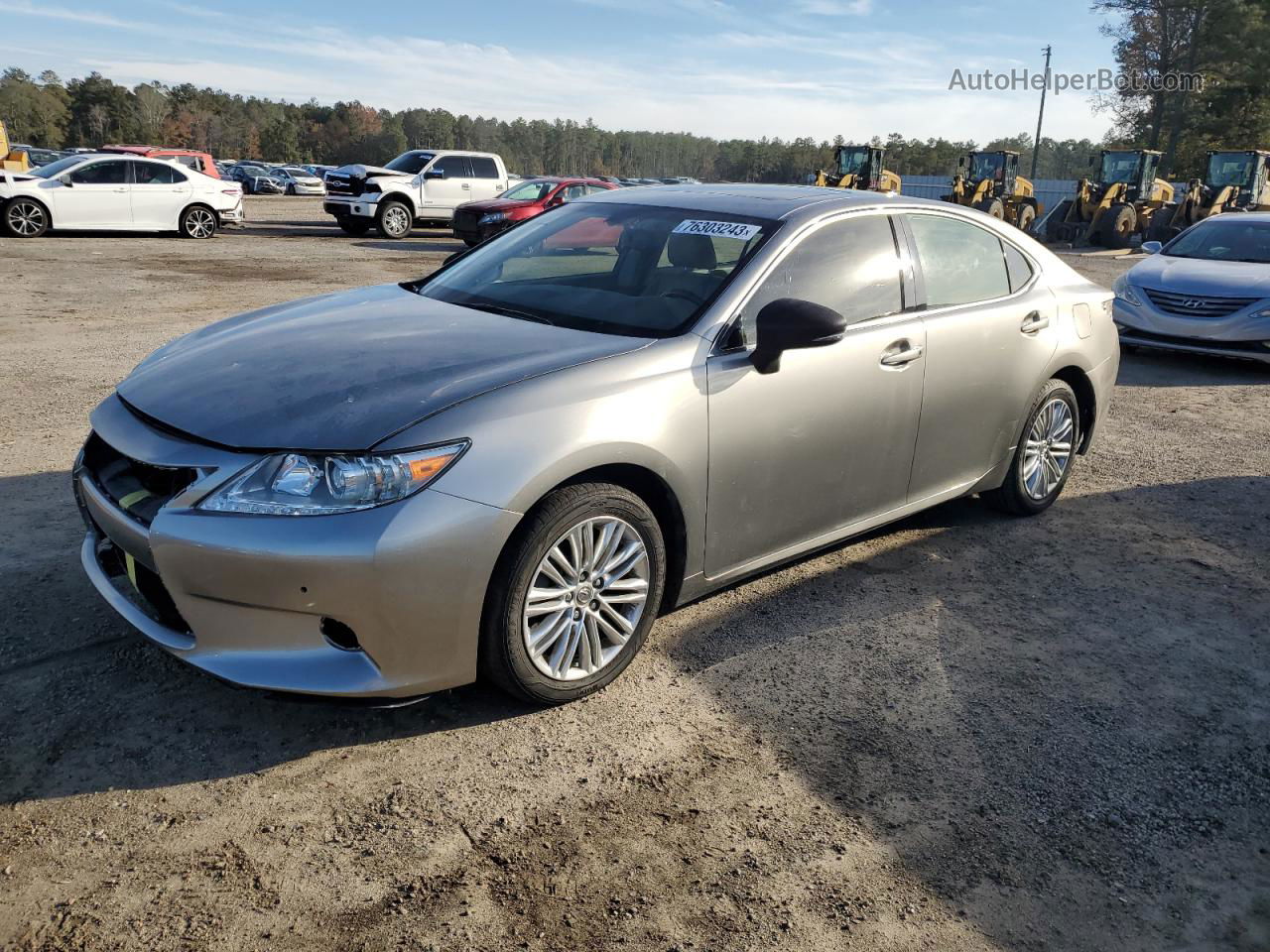 2015 Lexus Es 350 Gray vin: JTHBK1GG5F2158079