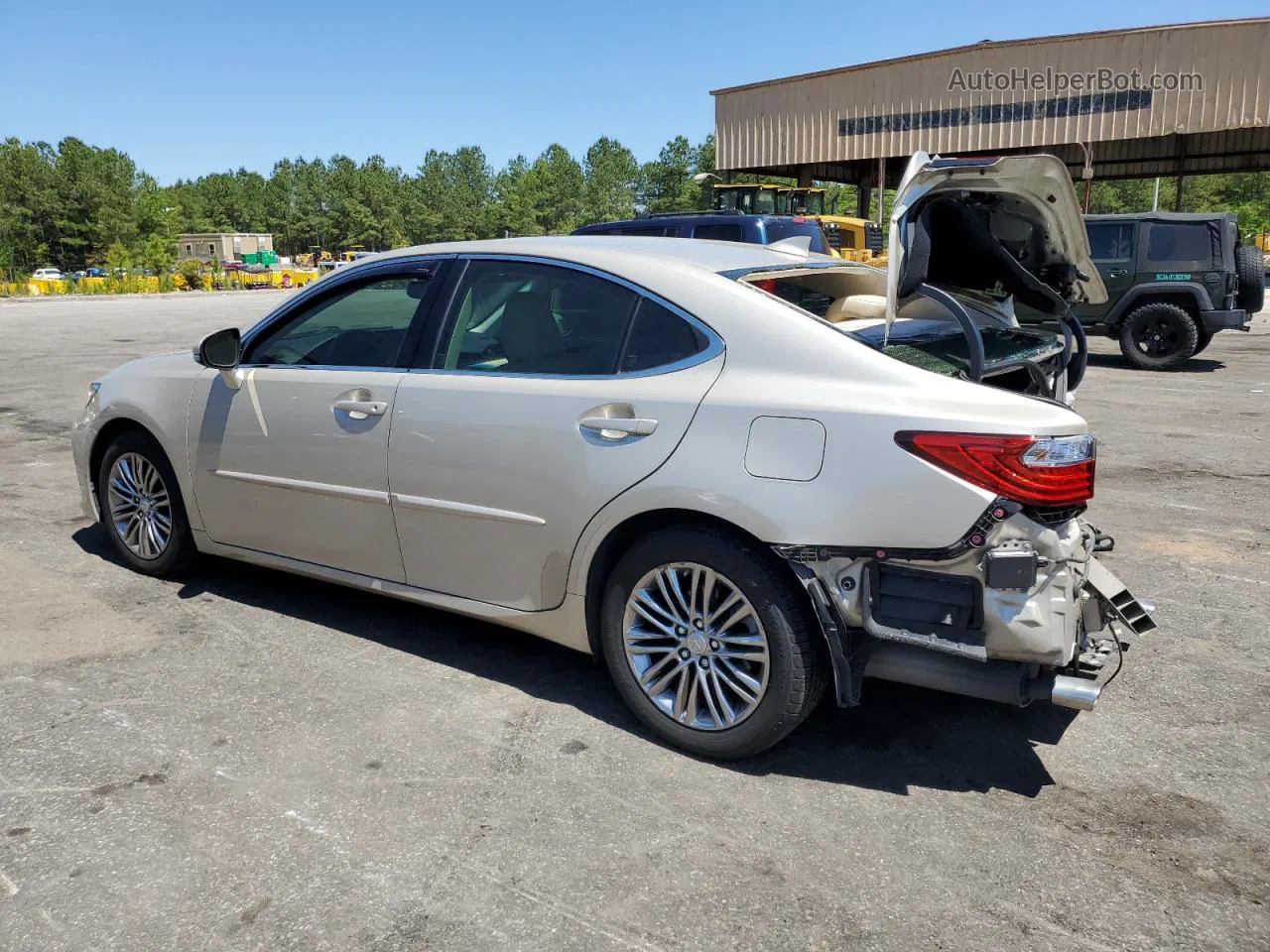 2015 Lexus Es 350 Бежевый vin: JTHBK1GG5F2161600