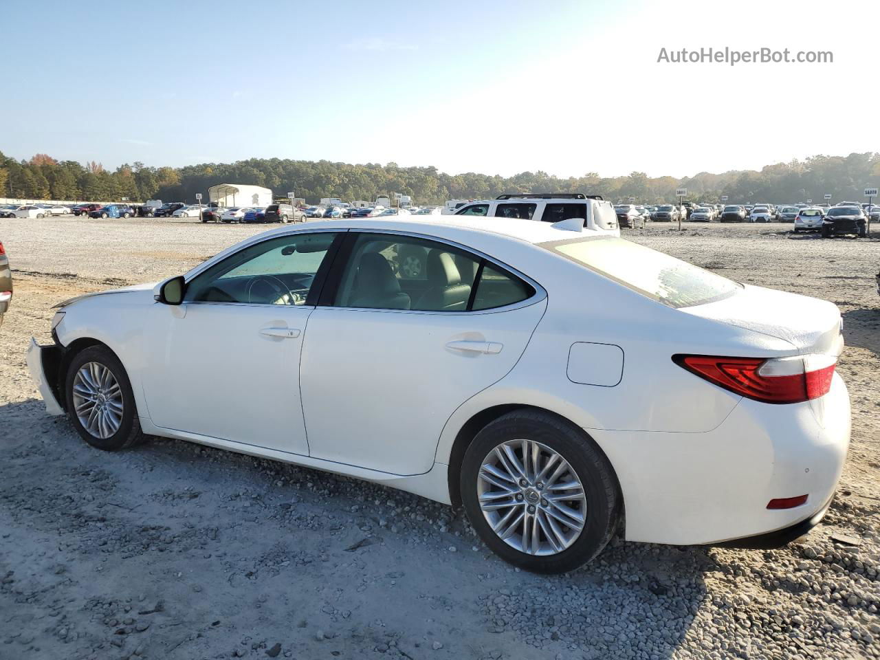 2015 Lexus Es 350 White vin: JTHBK1GG5F2169924