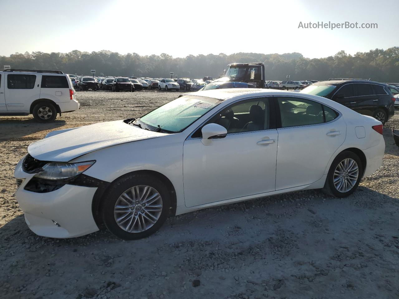 2015 Lexus Es 350 Белый vin: JTHBK1GG5F2169924