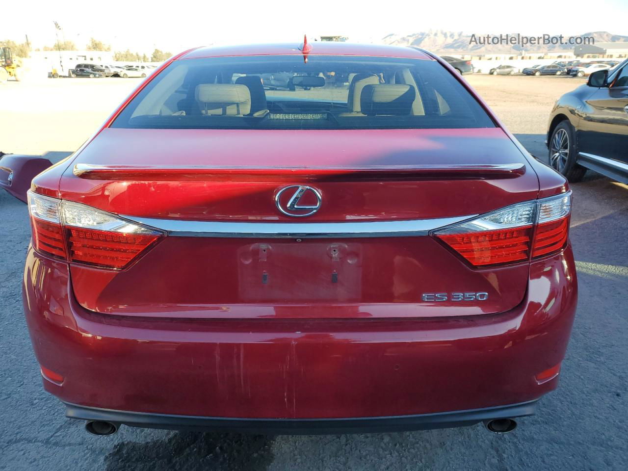 2015 Lexus Es 350 Красный vin: JTHBK1GG5F2171415