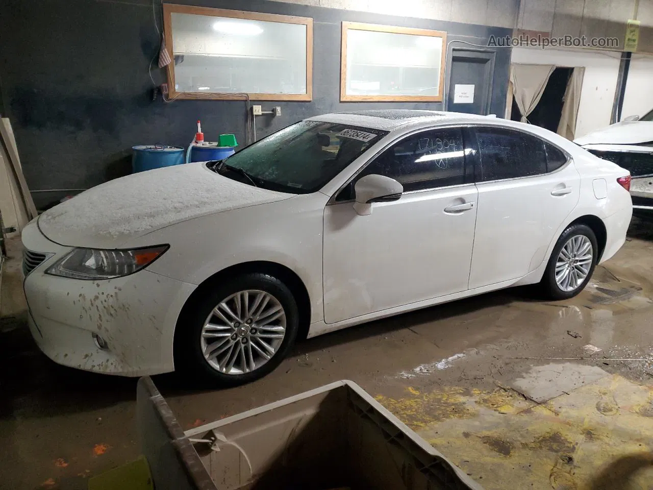 2015 Lexus Es 350 White vin: JTHBK1GG5F2171804