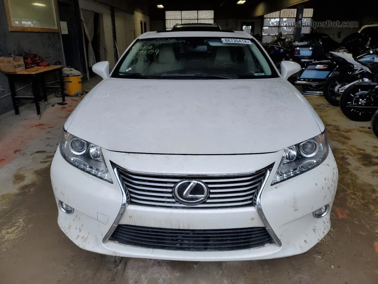 2015 Lexus Es 350 White vin: JTHBK1GG5F2171804