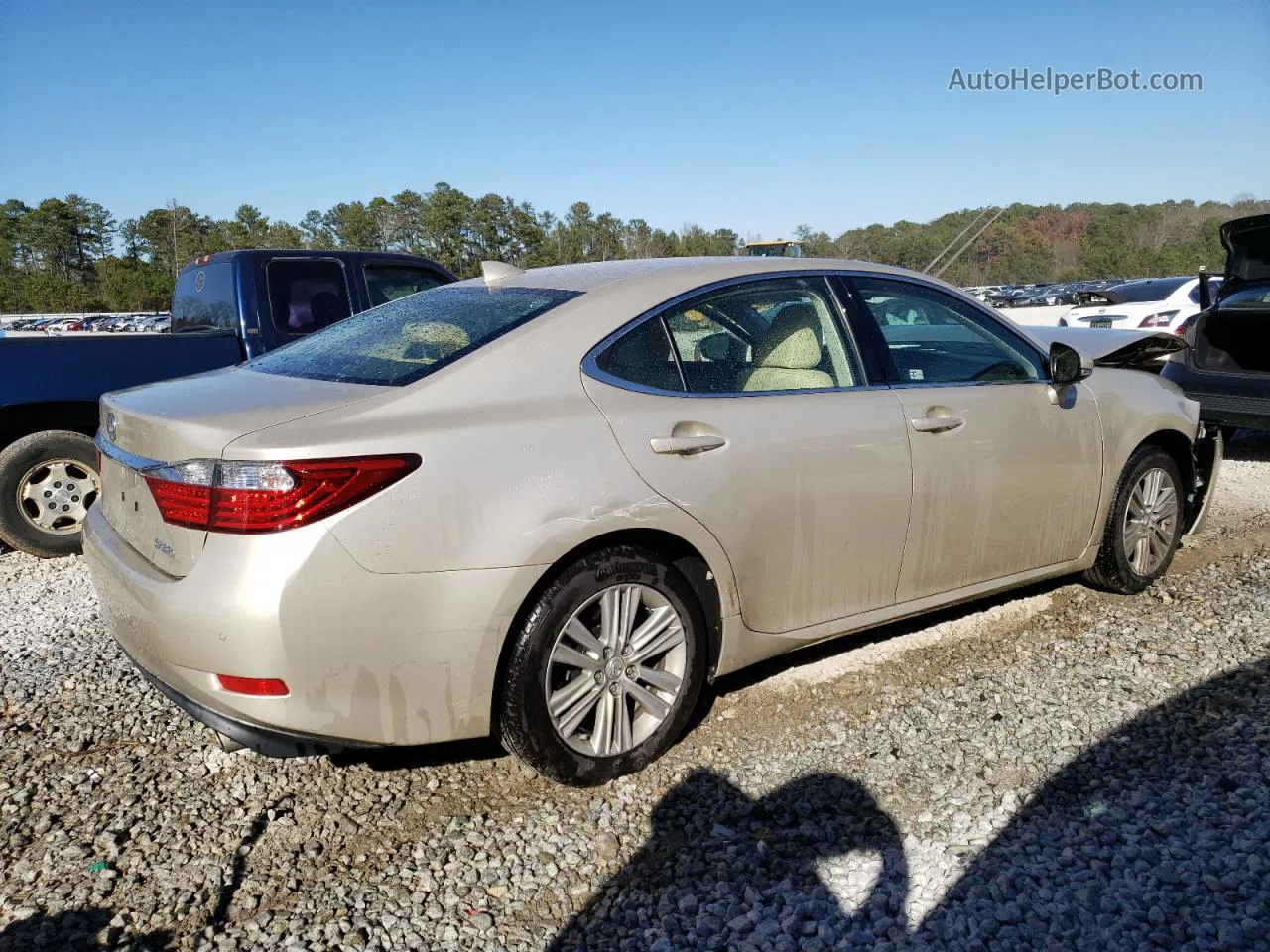 2015 Lexus Es 350 Желто-коричневый vin: JTHBK1GG5F2172841