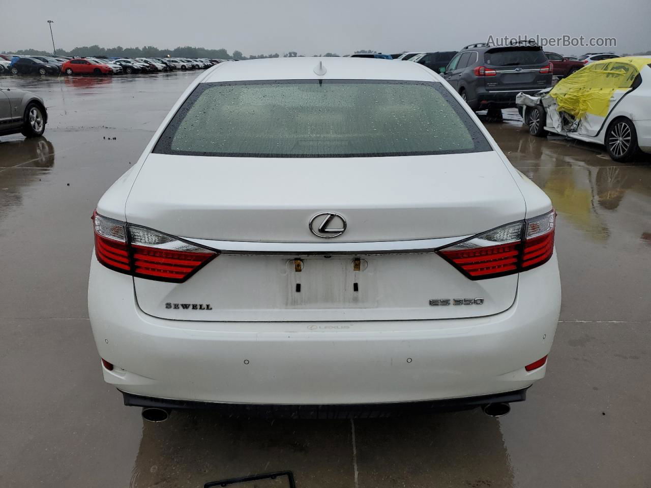 2015 Lexus Es 350 White vin: JTHBK1GG5F2173388