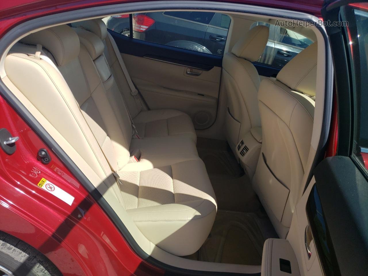 2015 Lexus Es 350 Red vin: JTHBK1GG5F2184178