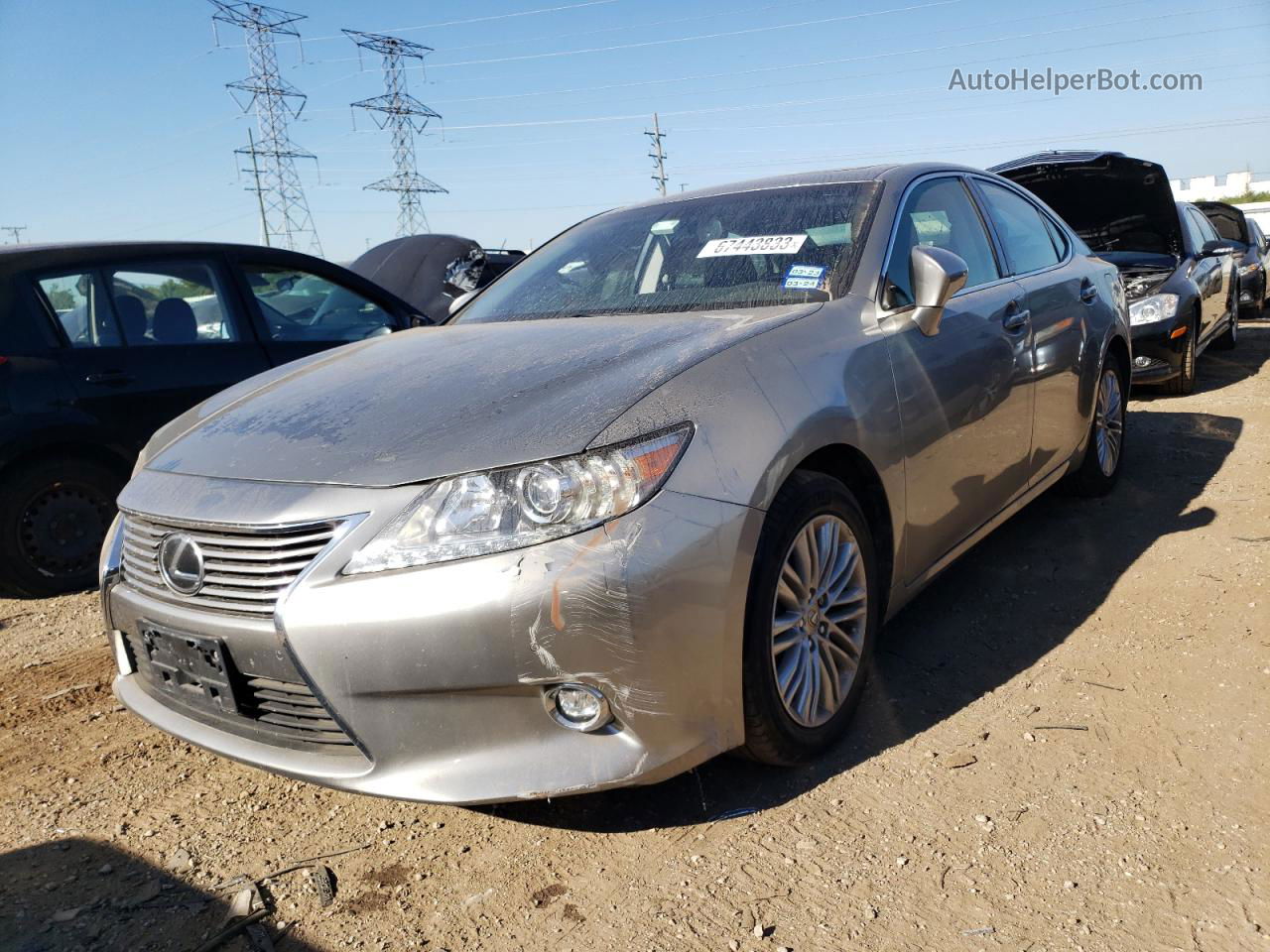 2015 Lexus Es 350 Gray vin: JTHBK1GG5F2207796