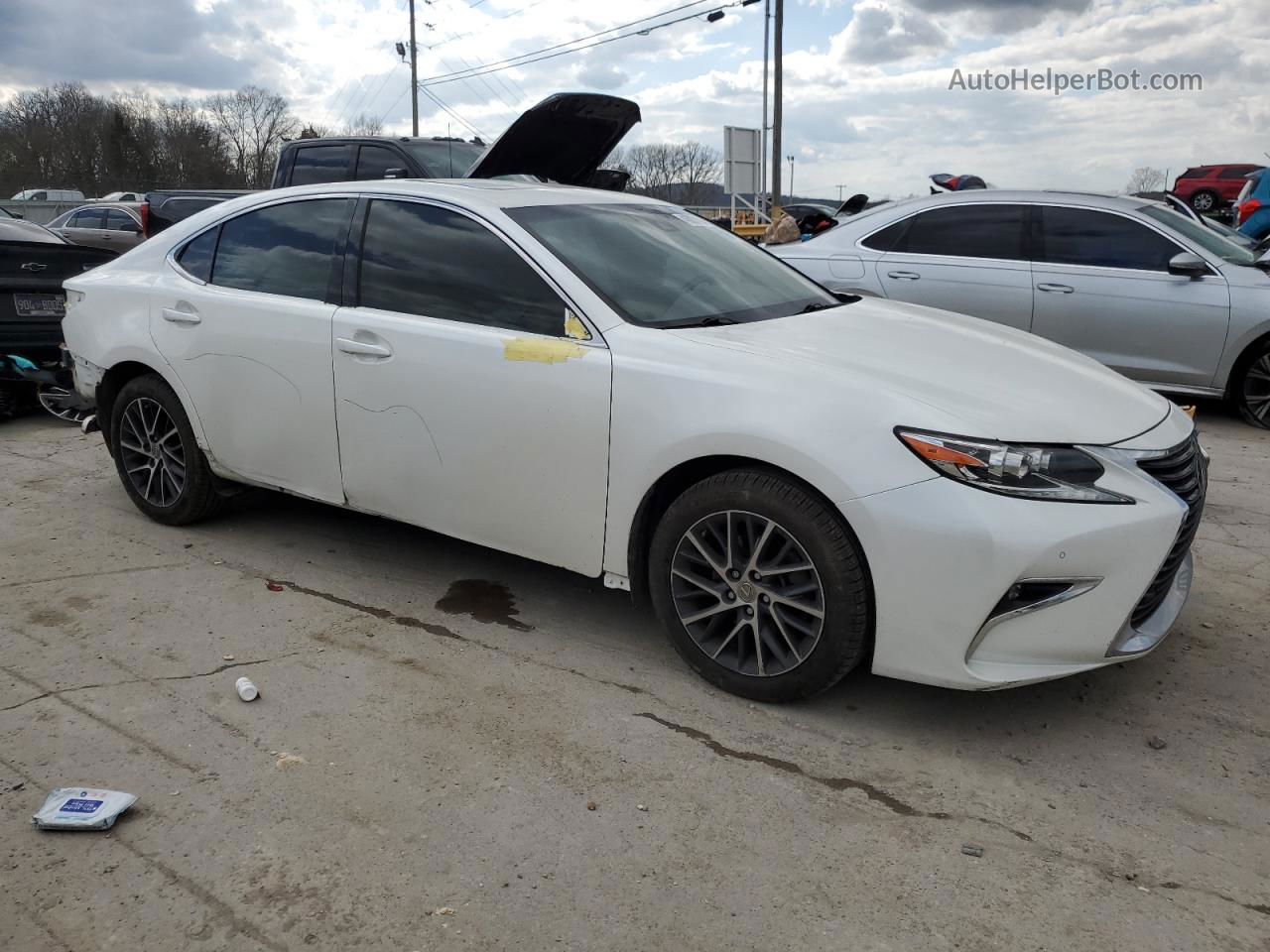 2016 Lexus Es 350 White vin: JTHBK1GG5G2220338