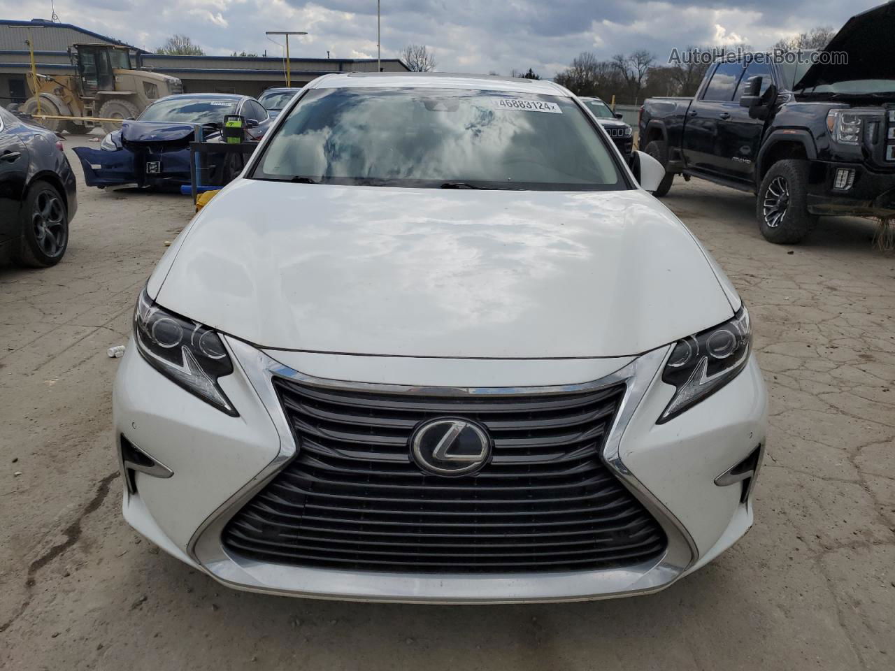 2016 Lexus Es 350 White vin: JTHBK1GG5G2220338