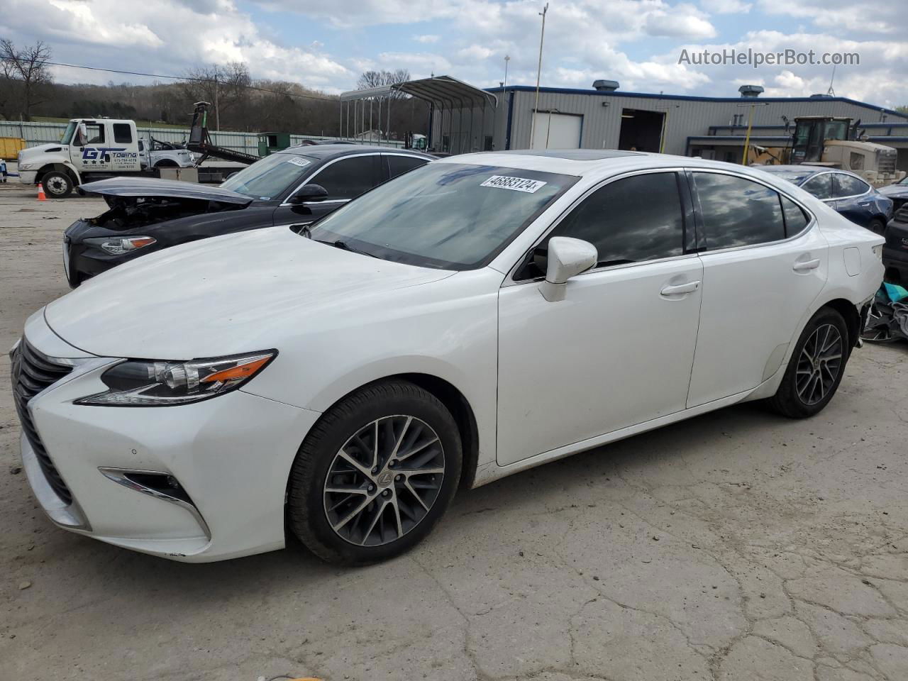 2016 Lexus Es 350 White vin: JTHBK1GG5G2220338