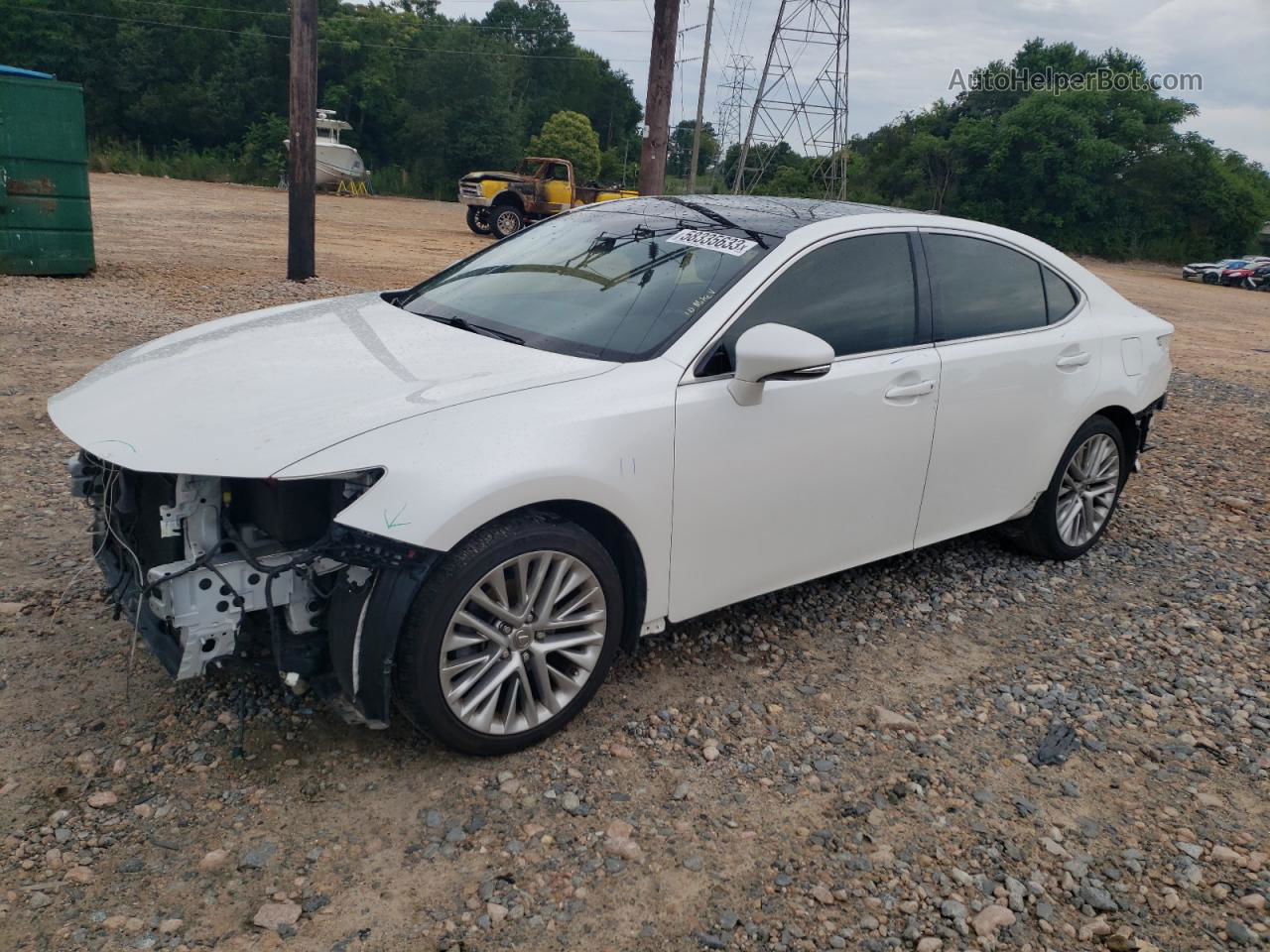 2016 Lexus Es 350 White vin: JTHBK1GG5G2231694