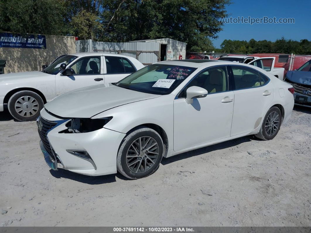 2016 Lexus Es 350   White vin: JTHBK1GG5G2239018