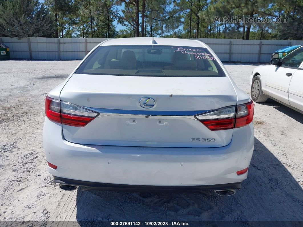 2016 Lexus Es 350   White vin: JTHBK1GG5G2239018