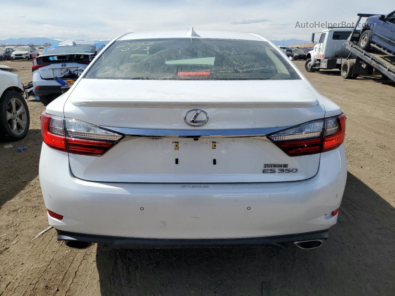 2017 Lexus Es 350 White vin: JTHBK1GG5H2252109