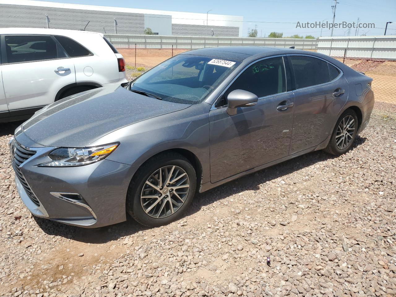 2017 Lexus Es 350 Gray vin: JTHBK1GG5H2252613